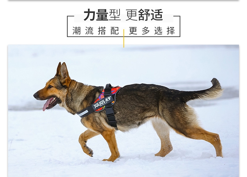 Julius K9 IDC系列 胸背防冲背带 纯色拉风款 欧洲进口