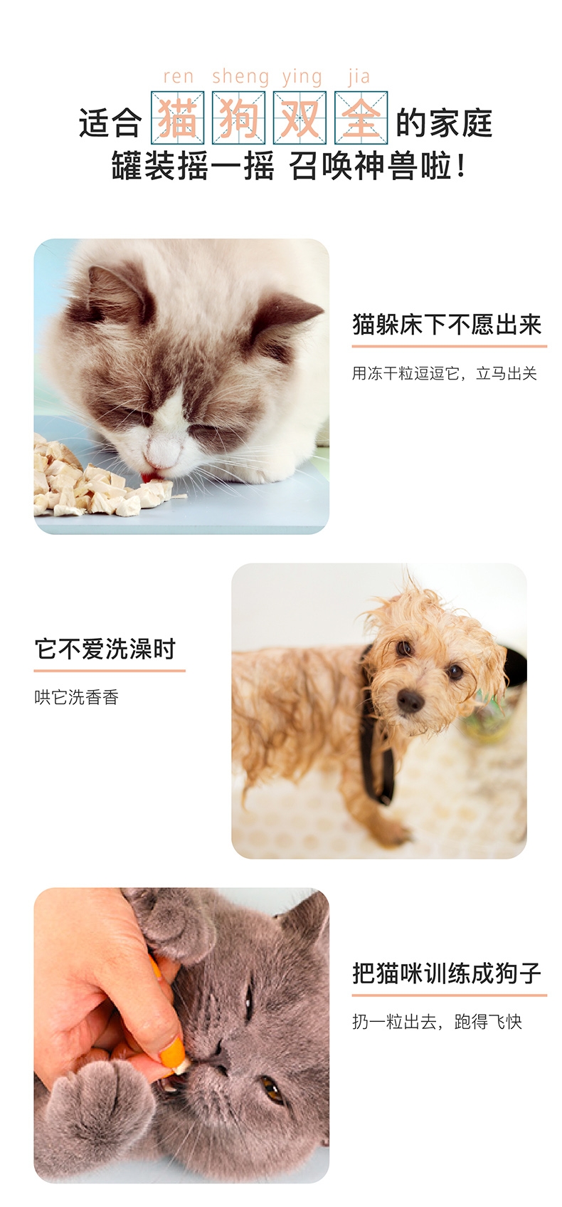 怡亲 冻干金枪鱼猫狗零食 90g 纯肉无添加 易消化
