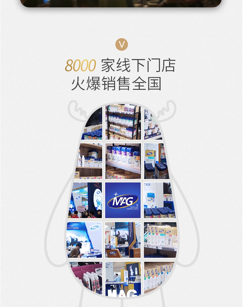 MAG 犬用超浓缩冰岛三文鱼油 300ml Ω-3含量≥36% 美毛亮毛
