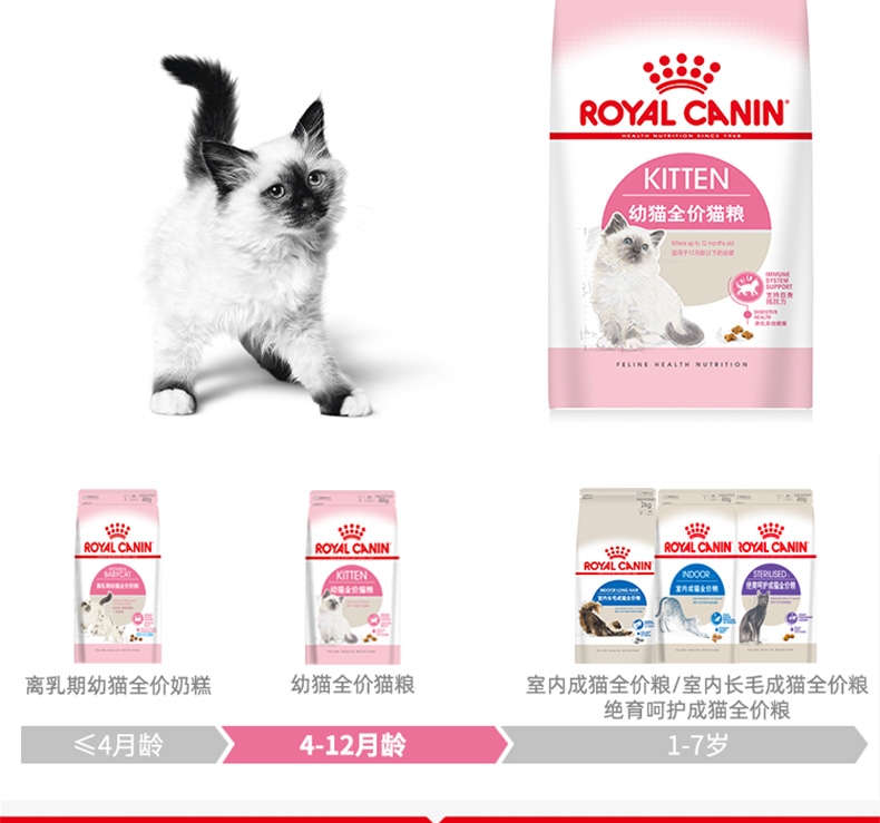 法国皇家Royal Canin 孕猫及12个月以下幼猫粮 2kg K36