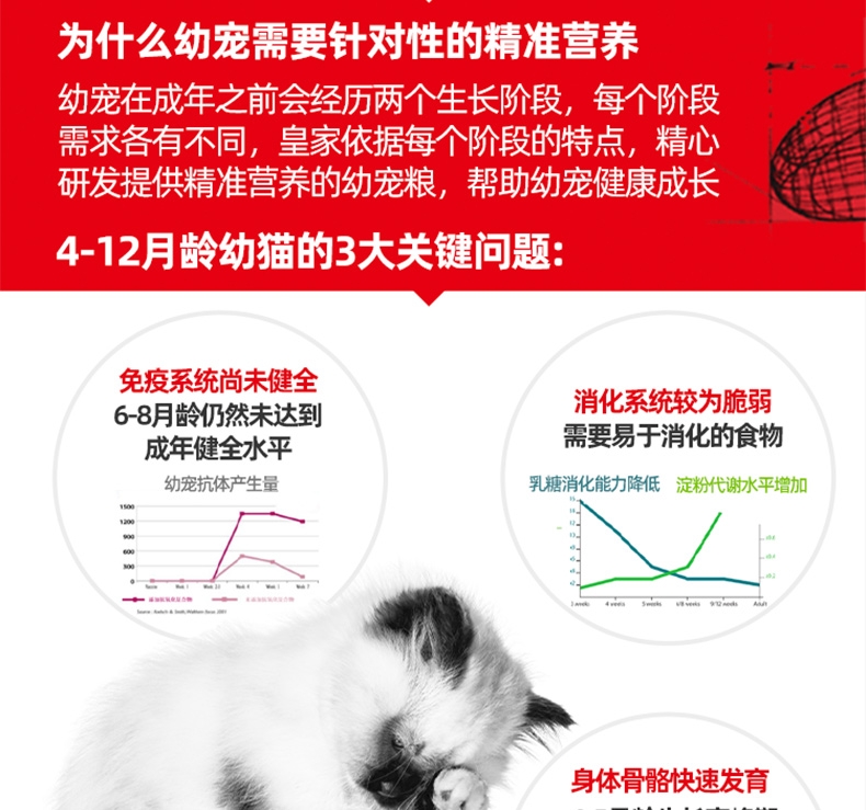 法国皇家Royal Canin 孕猫及12个月以下幼猫粮 2kg K36